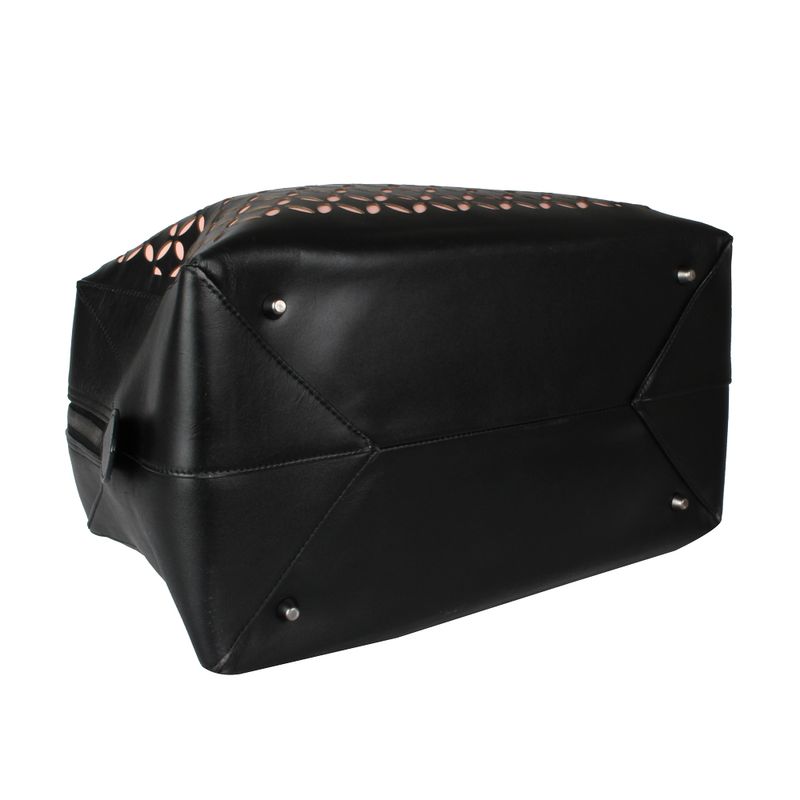 Bolsa-Tote-Alaia-de-Couro-Preta