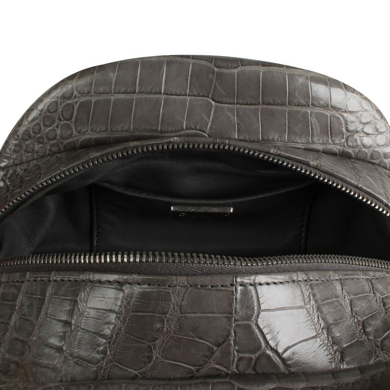 Bolsa-Chanel-Reptil-Cinza