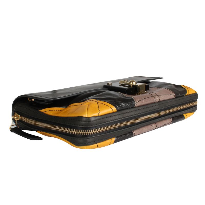Bolsa-Tote-Lanvin-de-Couro-Preto
