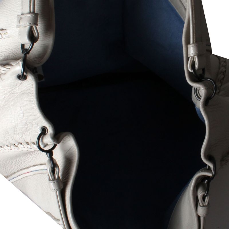 Bolsa-Bottega-Veneta-de-Couro-Off-White
