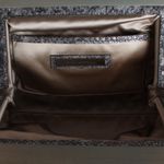 Clutch-Devi-Kroell-de-Piton-Com-Madeira-Cinza