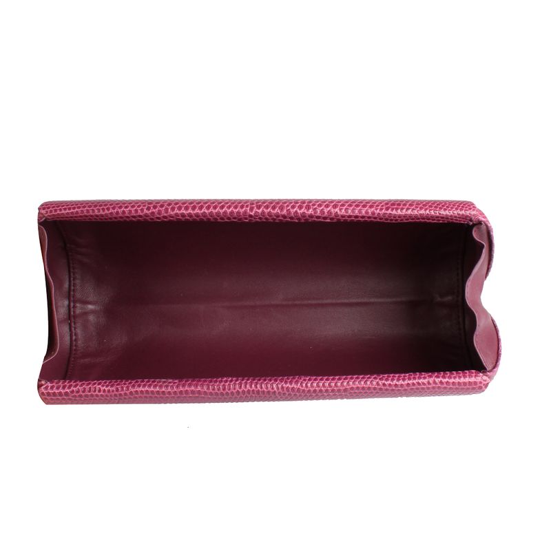 Clutch-Dior-de-Reptil-Rosa