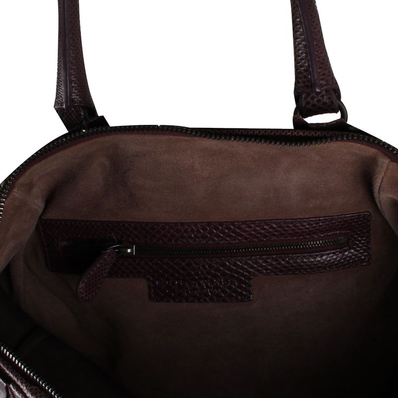 Bolsa-Tote-Bottega-Veneta-de-Couro-Roxa