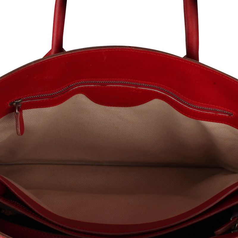 Bolsa-Tote-Tods-de-Couro-Vermelha