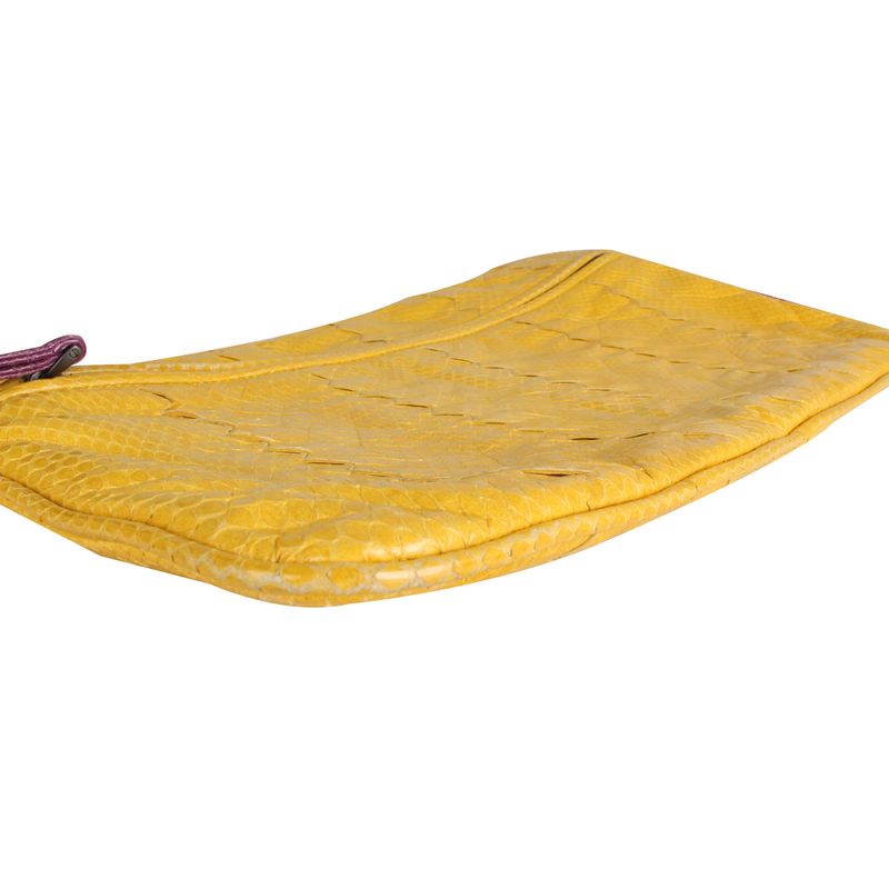Clutch-B.Veneta-Pyton-Amarelo