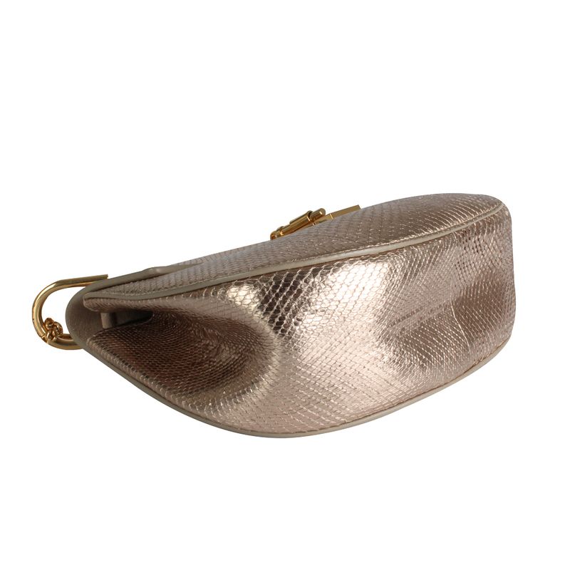 Bolsa-Tiracolo-Chloe-Couro-Dourada