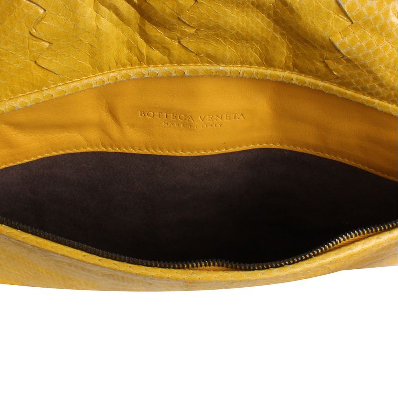 Clutch-B.Veneta-Pyton-Amarelo