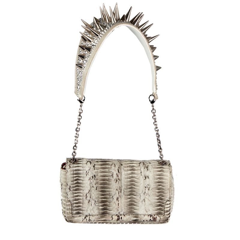 Bolsa-Tote-Louboutin-Pyton-Cinza