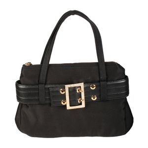 Clutch Versace Cetim Preta
