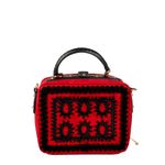 Bolsa-Tiracolo-Dolce---Gabbana-Tecido-e-Python-Vermelho