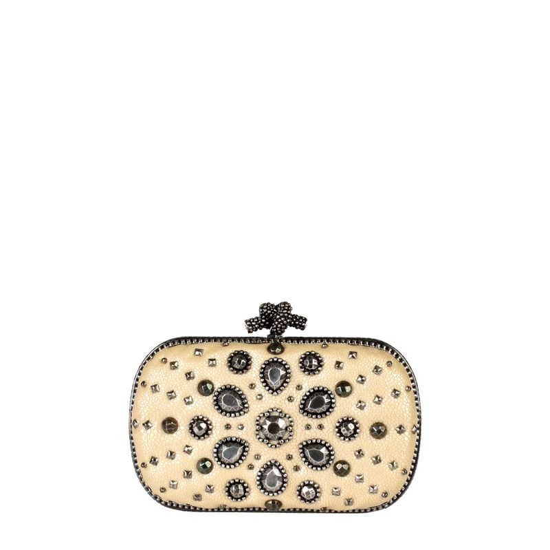 Clutch-Bottega-Veneta-Galouchat-Creme