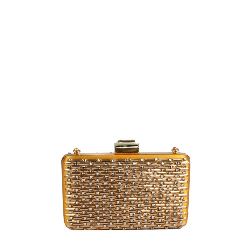 Clutch-Lanvin-Seda-e-Swarovski-Ouro