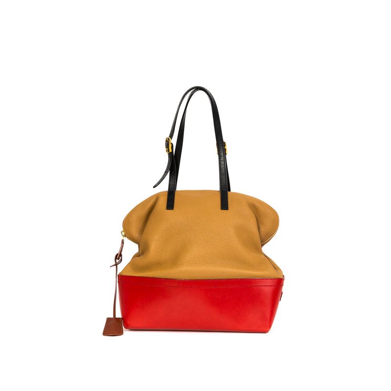 Bolsa-Fendi-Couro-Bicolor