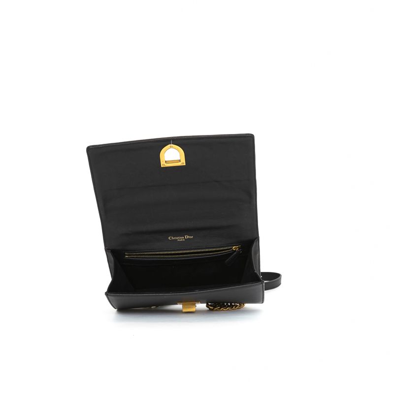 62494-Bolsa-Christian-Dior-Diorama-Couro-Preto-6