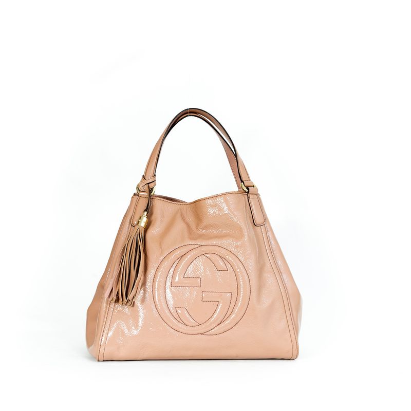 Bolsa-Gucci-Soho-Shoulder-Verniz-Rose