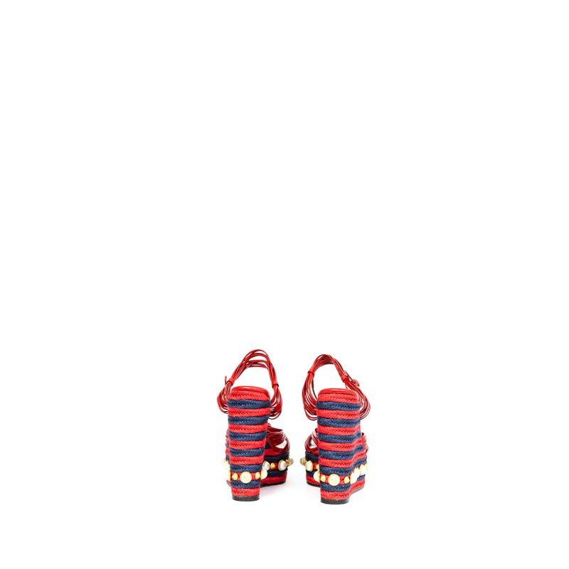 Sandalia-Plataforma-Gucci-Vermelha-e-Marinho-Perolas