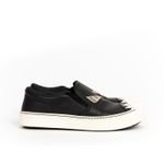 Tenis-Fendi-Bugs-Couro-Preto-e-Prata