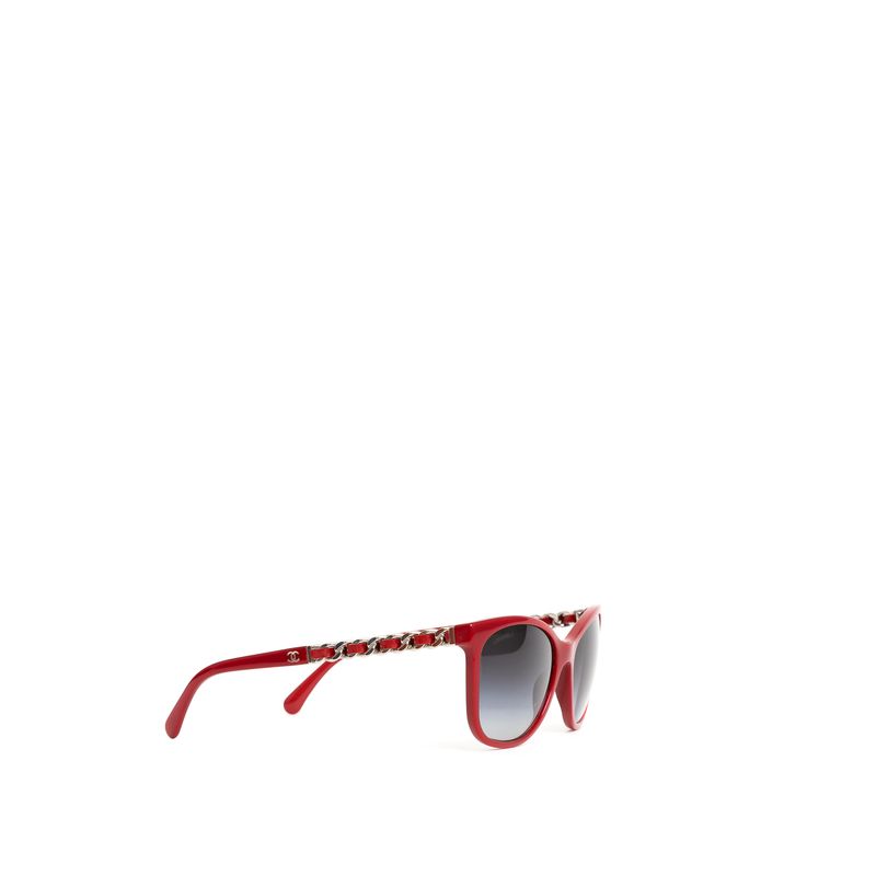 Oculos-Chanel-Acetato-Vermelho