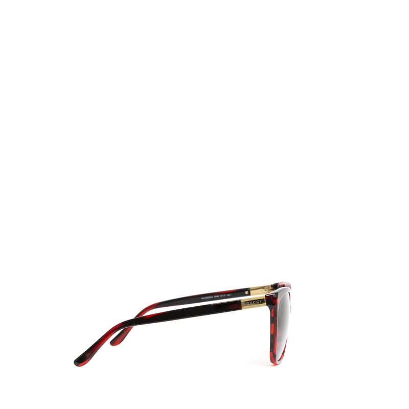 Oculos-Gucci-Vermelho-e-Preto