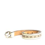 Cinto-Gucci-Infantil-Monograma-Bege
