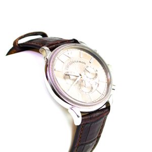 Relógio Emporio Armani Couro Marrom