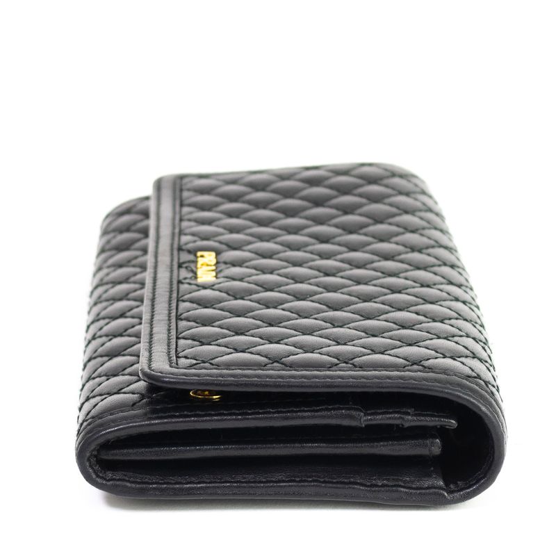 Carteira-Prada-Matelasse-Couro-Preto