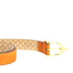 Cinto-Gucci-Couro-Laranja