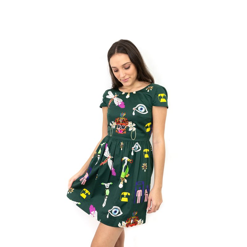 Vestido-Mary-Katranzou-Insetos-Verde