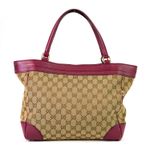 Bolsa-Gucci-Jacquard-Couro-Rosa