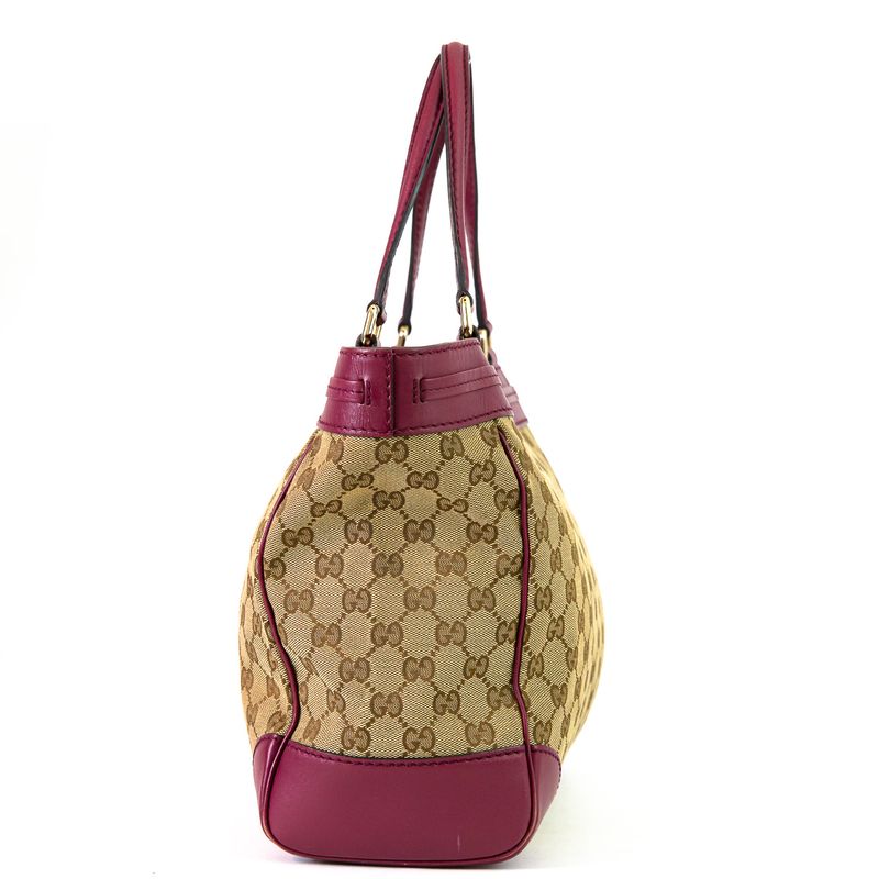 Bolsa-Gucci-Jacquard-Couro-Rosa