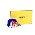 Chaveiro-Fendi-Pompom-Azul