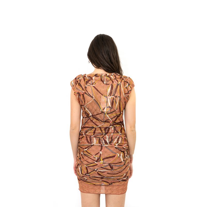 Vestido-Missoni-Estampado-Bronze