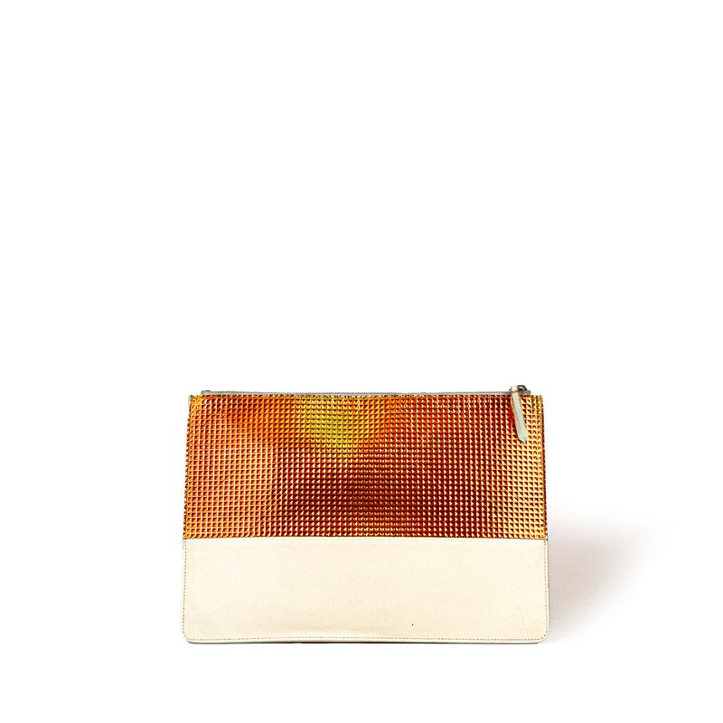 Clutch-Celine-Bicolor-Holografica