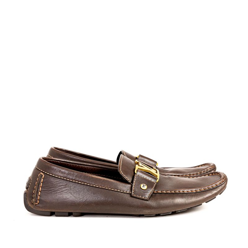 Mocassim-Louis-Vuitton-Couro-Marrom