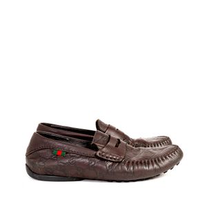 Mocassim Gucci Guccissima Marrom