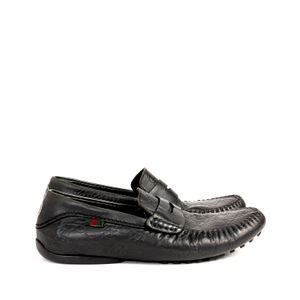 Mocassim Gucci Guccissima Preto