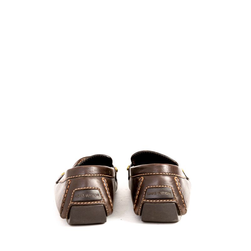 Mocassim-Louis-Vuitton-Couro-Marrom