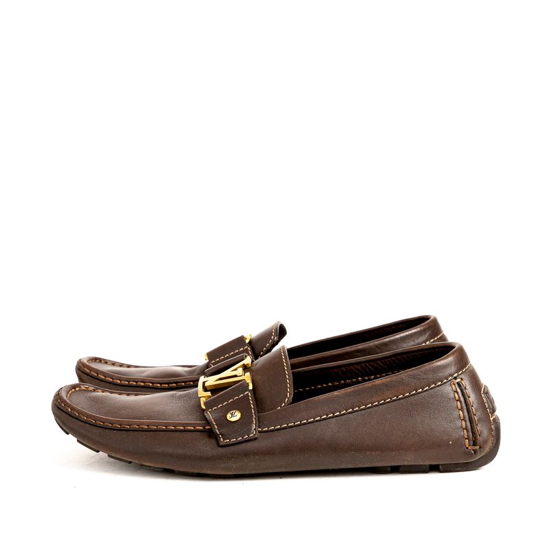 Mocassim-Louis-Vuitton-Couro-Marrom