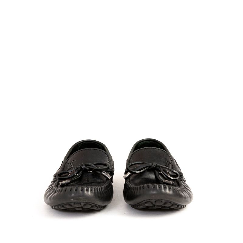 Mocassim-Louis-Vuitton-Couro-Preto