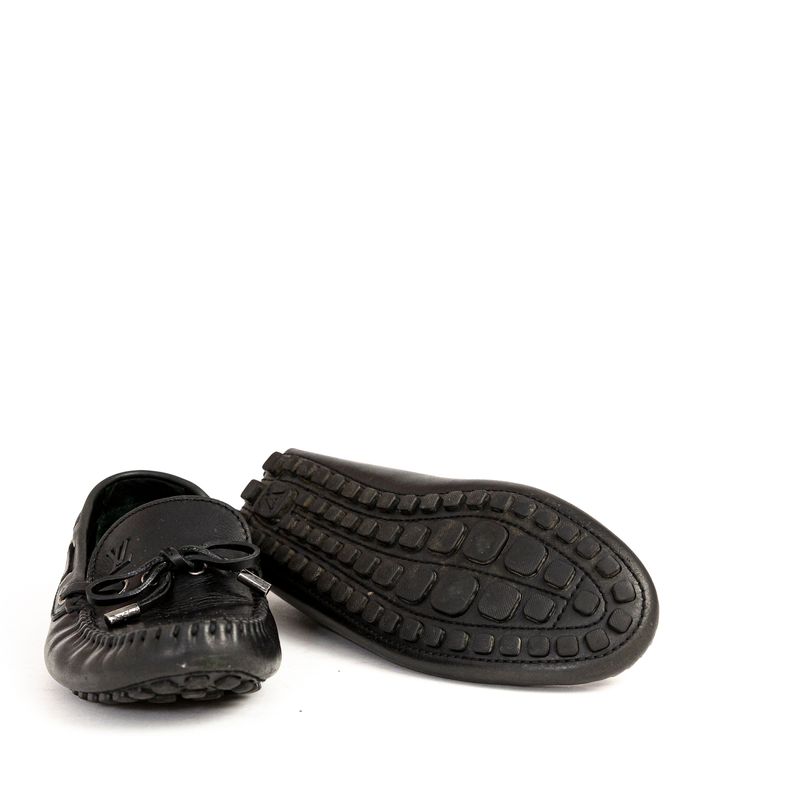 Mocassim-Louis-Vuitton-Couro-Preto