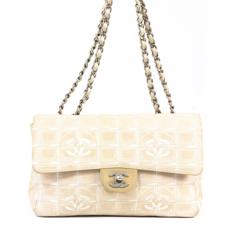 Bolsa-Chanel-CC-Bege