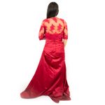 Vestido-Pronovias-Longo-com-Bolero-Tule-Vermelho
