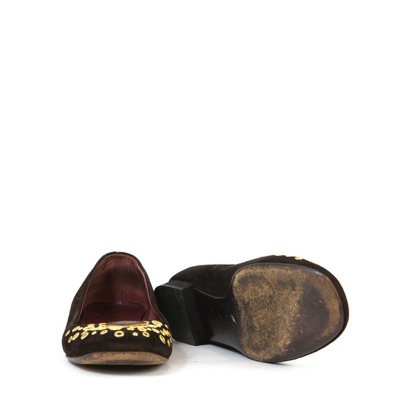 Sapato-Prada-Marrom-Ilhos