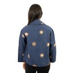 Blazer-Waiwai-e-Betina-de-Luca-Linho-Azul