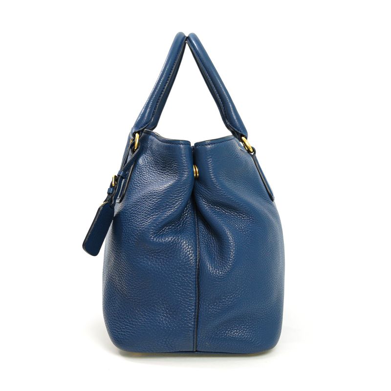 Bolsa-Prada-Tote-Couro-Azul