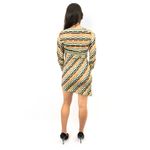 Vestido-Missoni-Descotado-Verde-e-Laranja
