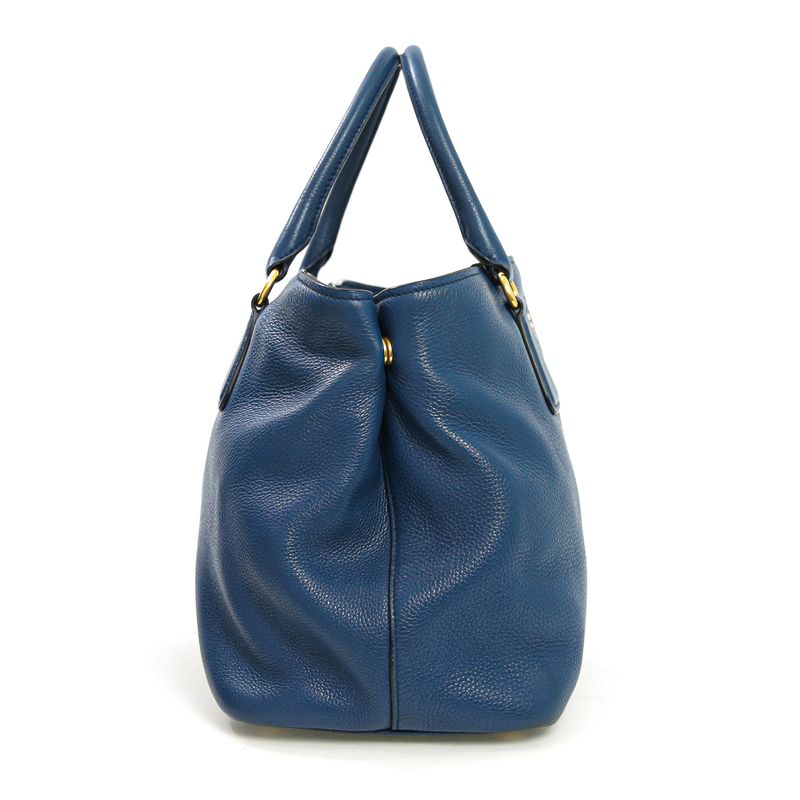 Bolsa-Prada-Tote-Couro-Azul