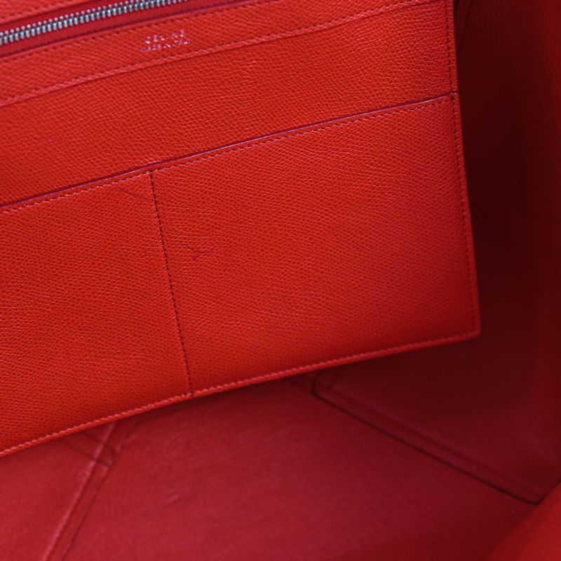 Bolsa-Celine-Tote-Couro-Vermelho