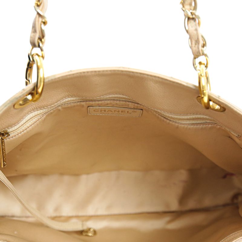 Bolsa-Chanel-Shopper-Caviar-Bege