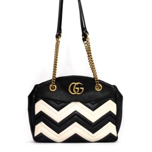 Bolsa Gucci Marmont B&W Tote